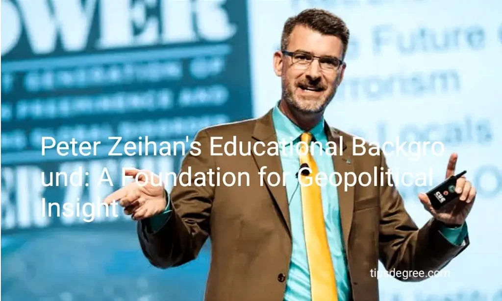 Peter Zeihan Education 